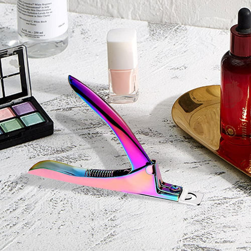 Professional Acrylic False Nail Clippers for Acrylic Nails Rainbow