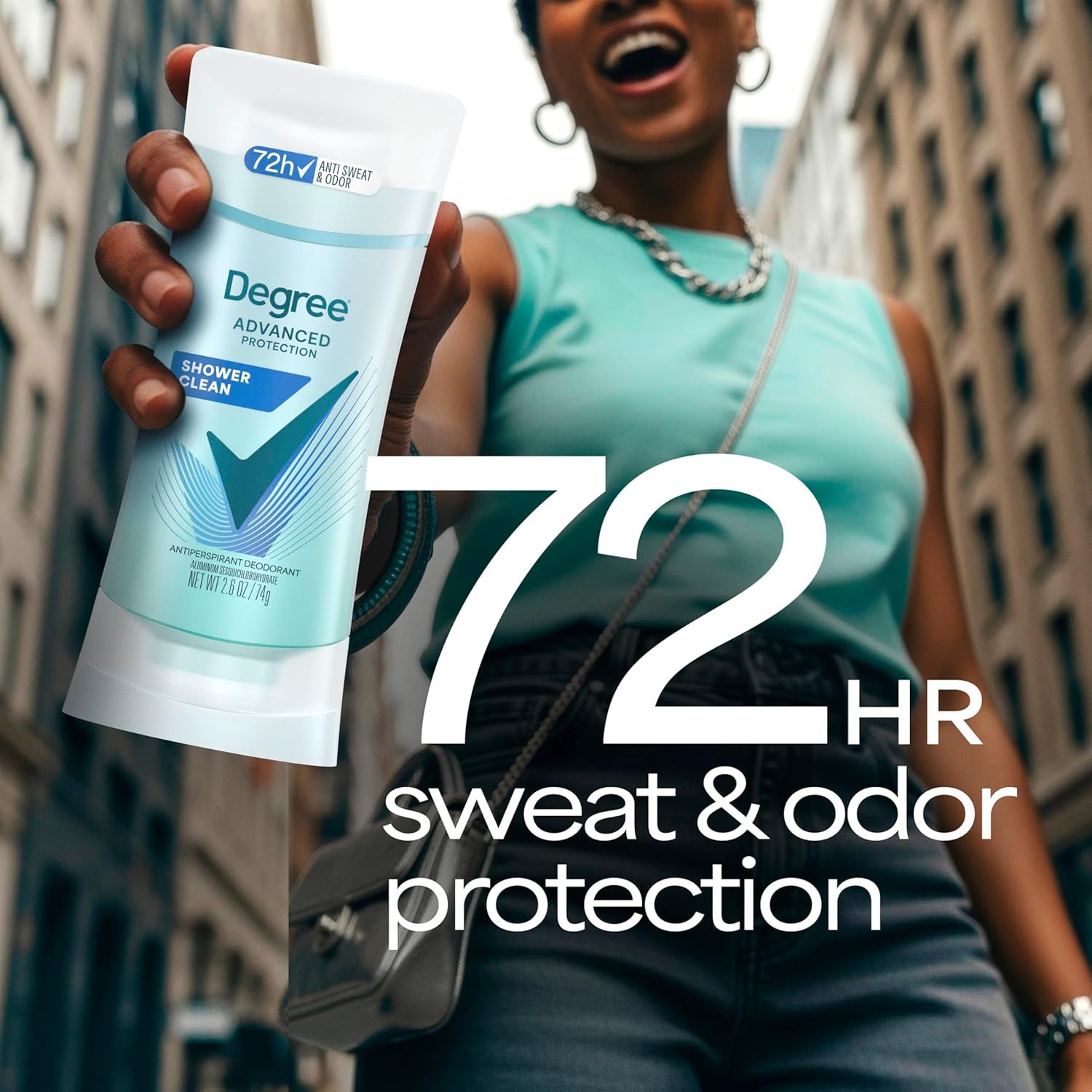 Degree Advanced Protection Antiperspirant Deodorant Shower Clean 72H 2.6 Oz