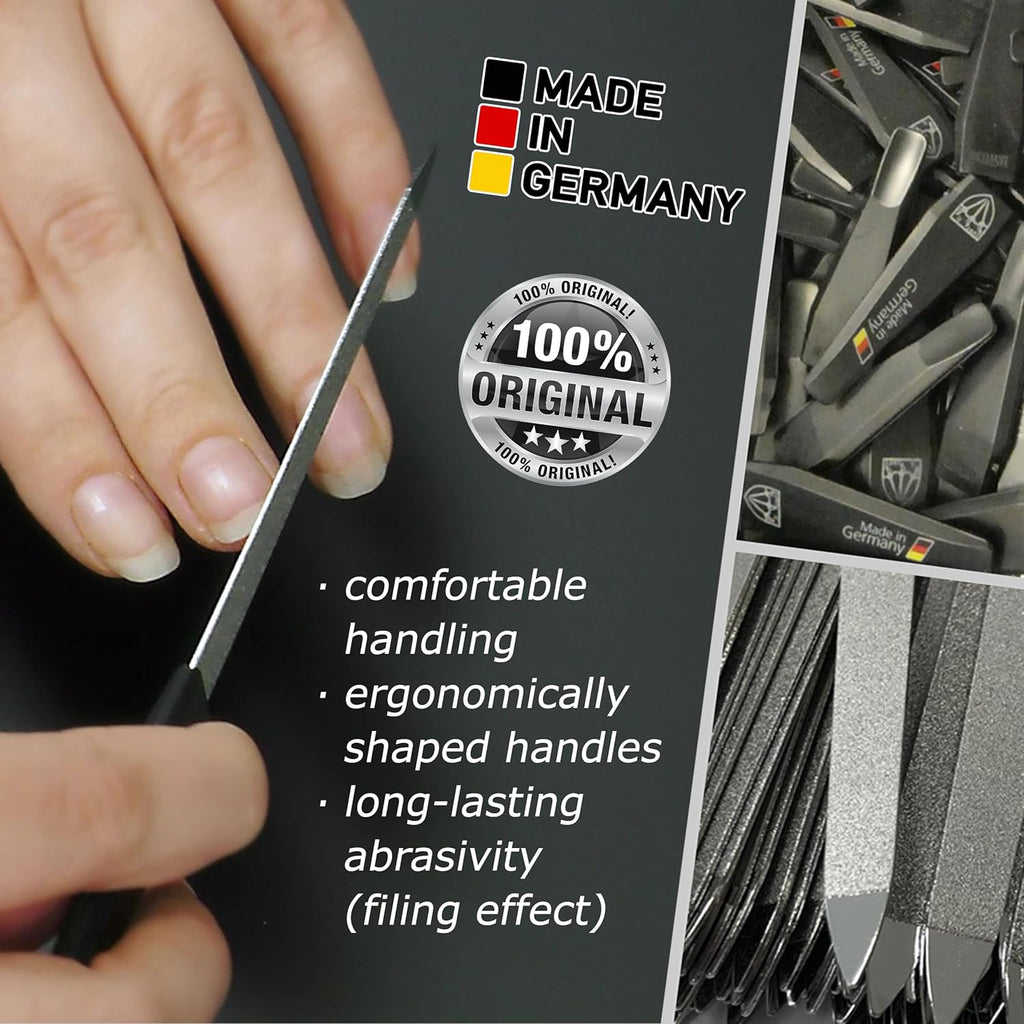 - Sapphire Metal Nail File Set 2 Pieces with 1 PIECE 3-Way Nail Buffer – Nail Care Made in Solingen/Germany